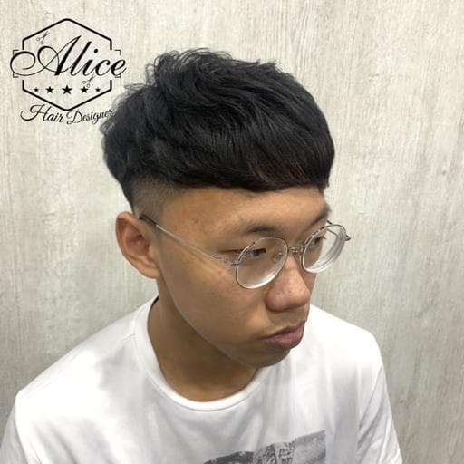 男生短髮、男生Undercut、男生卷髮