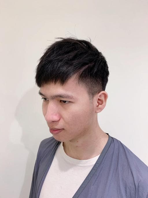 男生短髮、男生Undercut、短瀏海