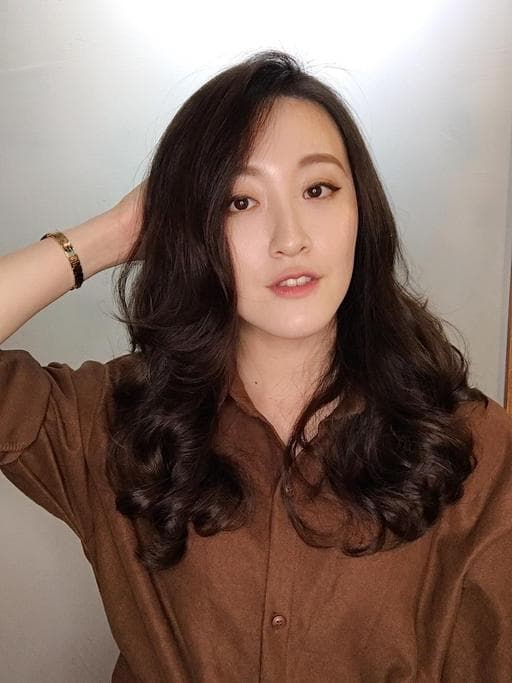長瀏海、女生染燙、質感溫塑