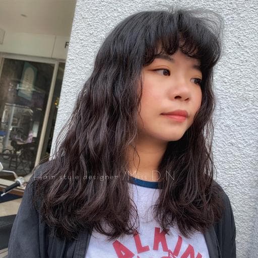 溫塑燙、女生燙髮、鬆軟雲朵燙
