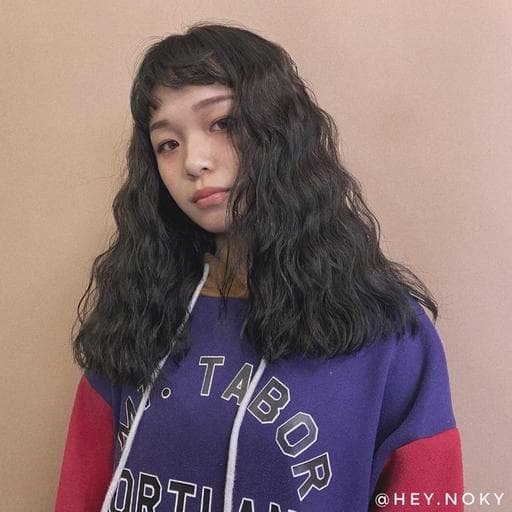 女生長髮、復古Q毛卷、桃園剪髮