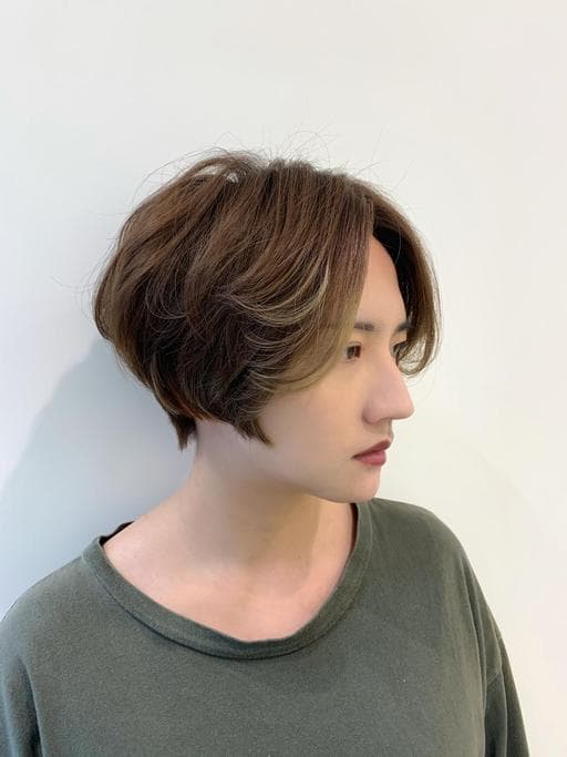 女生短髮、長瀏海、男孩風女生短髮