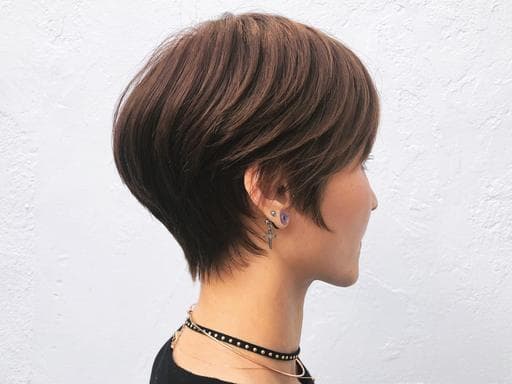 女生短髮、女生染髮、短瀏海
