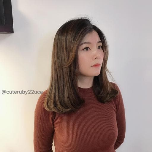 女生中長髮、女生染髮、女生染燙