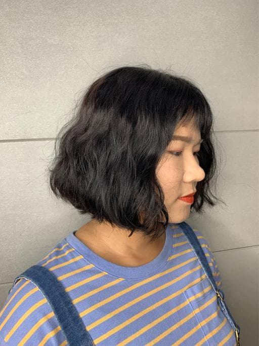 女生短髮、女生燙髮、短瀏海
