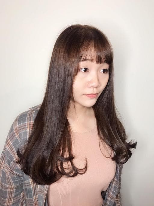 粗硬髮、女生長髮、電棒造型