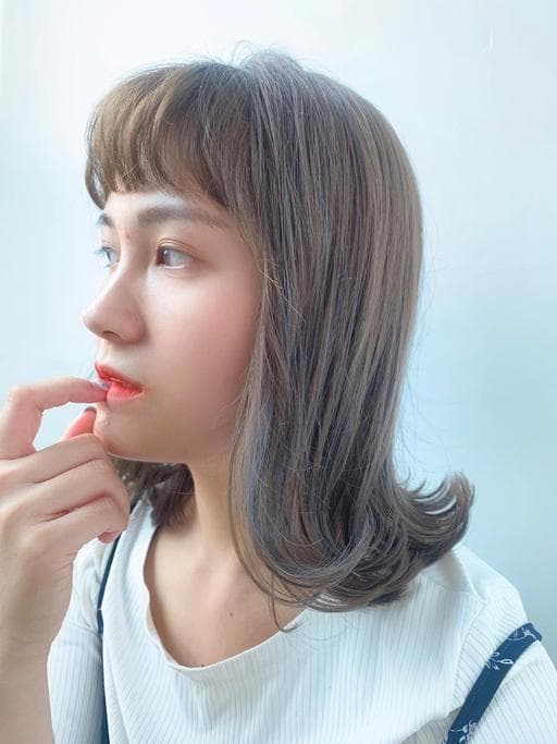 女生中長髮、棕色系、女生染髮