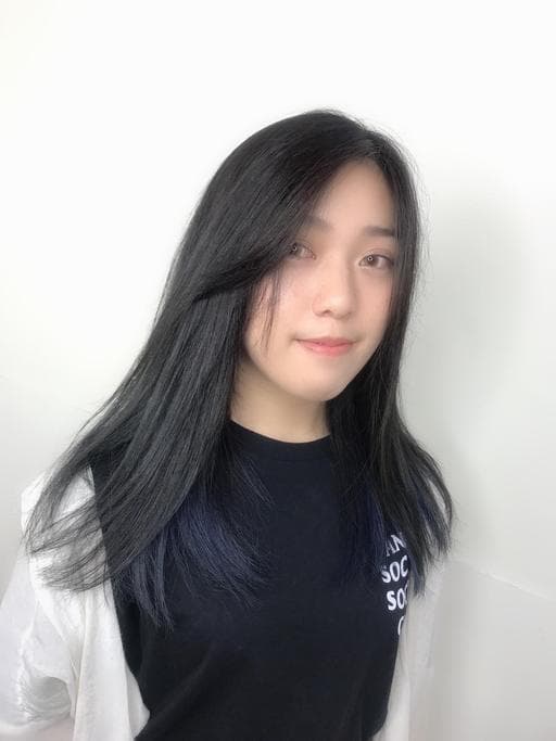 漂色、灰色系、女生長髮