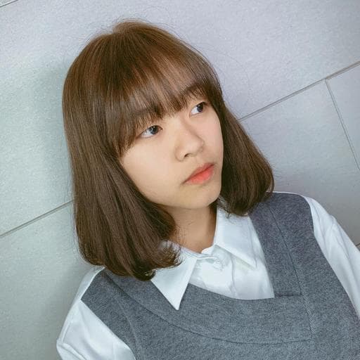 女生染燙、女生中長髮、女生染髮
