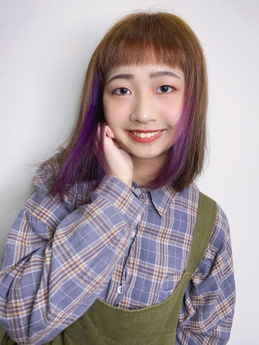 女生中長髮、新北剪髮、漂色
