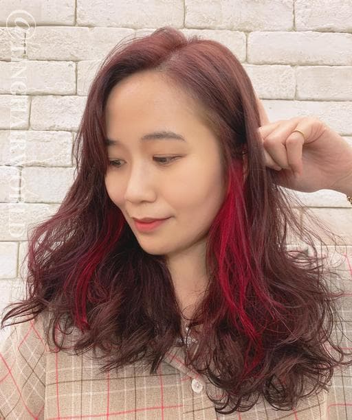 台南剪髮、長瀏海、女生染燙