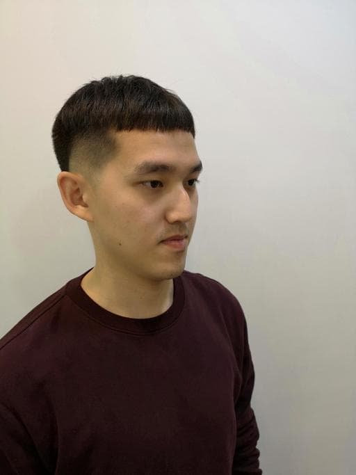 男生短髮、短瀏海、韓系
