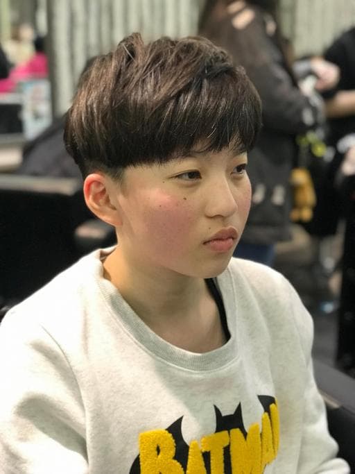 短瀏海、女生短髮、台北剪髮