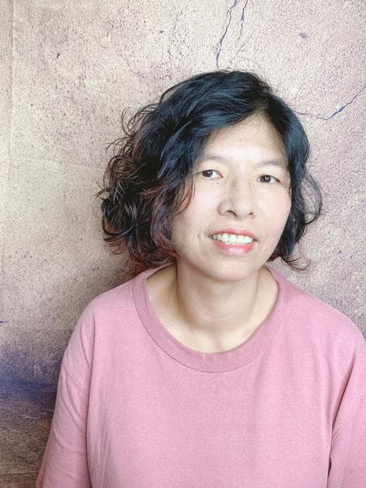 女生染燙、及肩髮、女生短髮