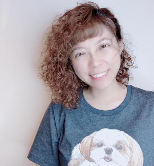 女生中長髮、桃園剪髮、楓糖斑比色