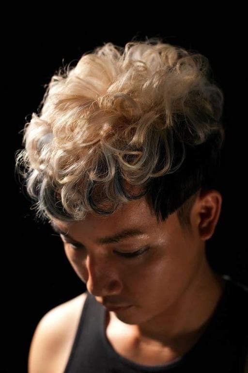 男生短髮、漂色、男生Undercut