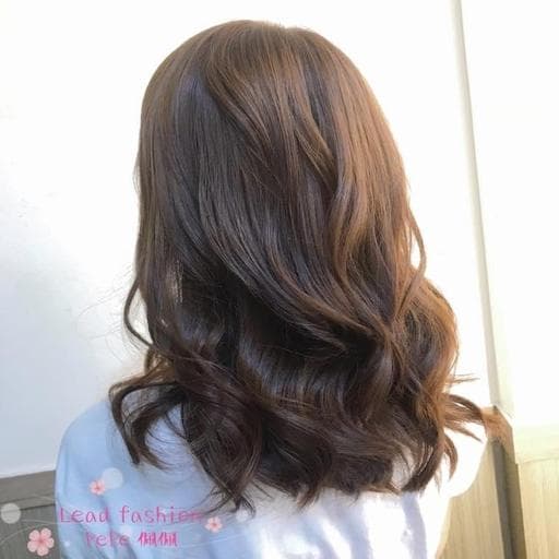 棕色系、女生染髮、粗硬髮