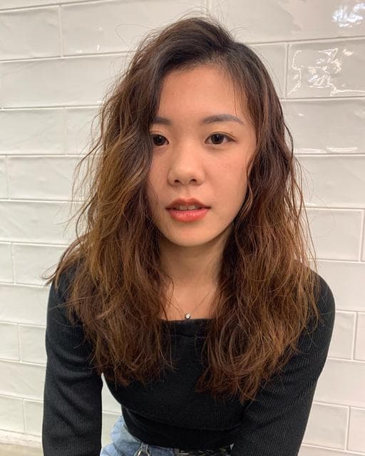 長瀏海、女生長髮、女生燙髮