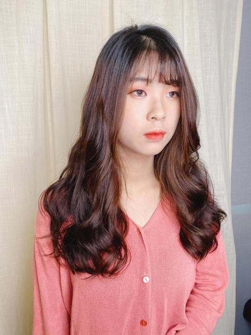 浪漫大卷、女生長髮、短瀏海