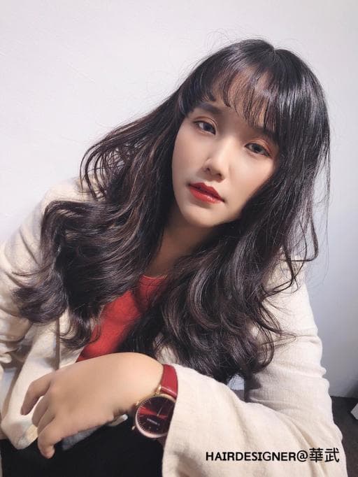 女生長髮、溫塑燙、台中燙髮