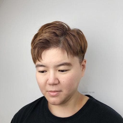 男生短髮、短瀏海、男生染髮