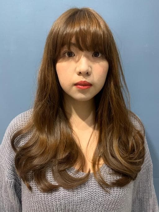 女生染燙、韓系捲度、女生長髮