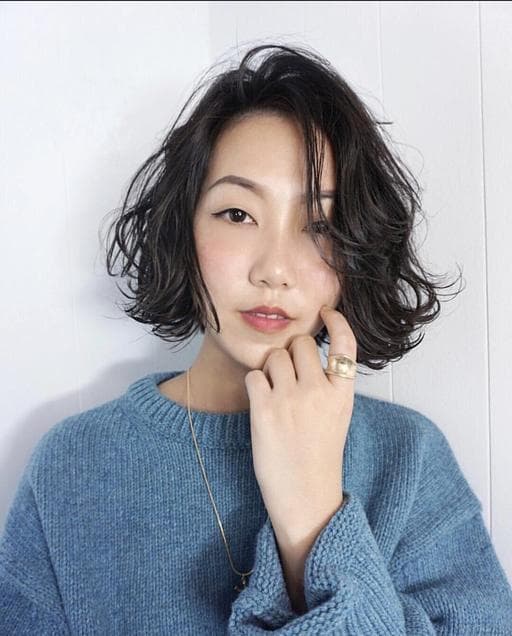 長瀏海、女生短髮、髮妝燙