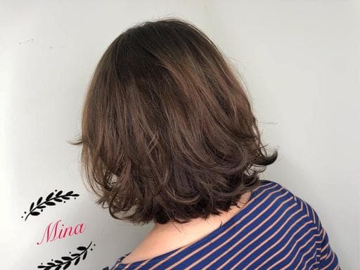 女生短髮、燙卷、質感溫塑