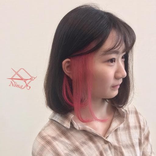 女生短髮、女生染燙、漂色