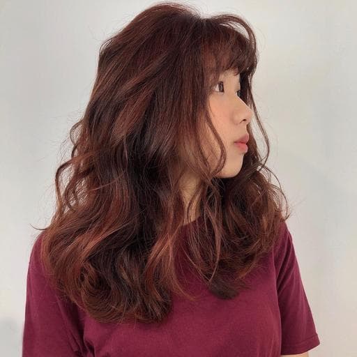 女生長髮、鬆軟雲朵燙、髮妝燙(長髮)