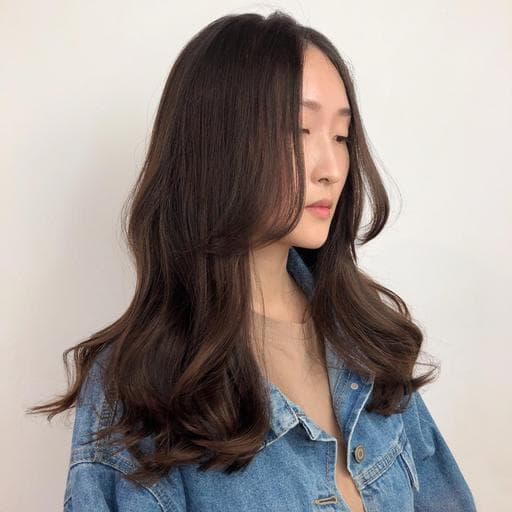 女生長髮、楠梓設計師celine、鬆軟雲朵燙