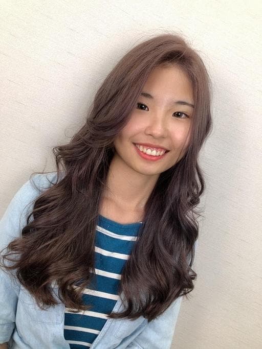 長瀏海、漂色、灰色系