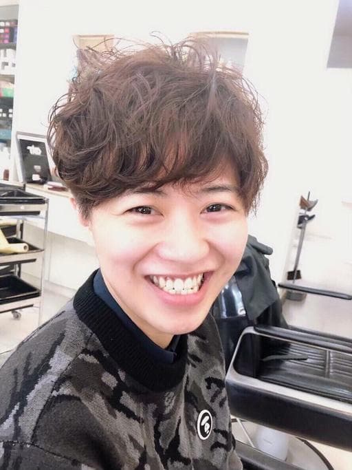女生短髮、長瀏海、女生染燙