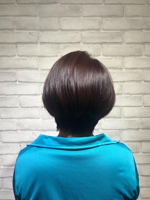 女生短髮、長瀏海、女生染髮