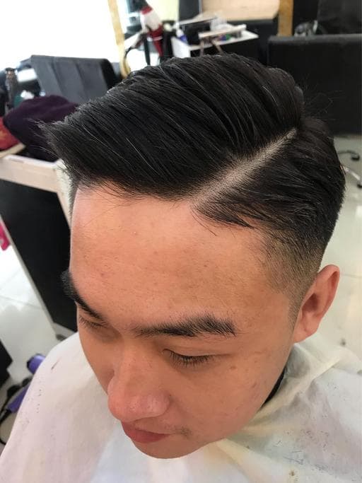 男生短髮、西裝頭