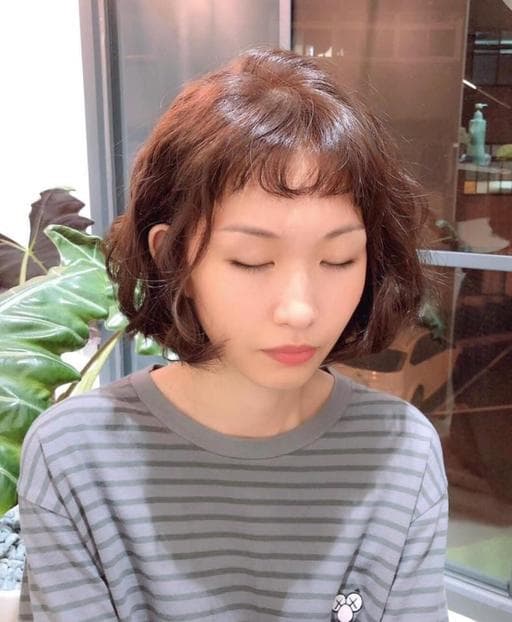 女生短髮、短瀏海、不用漂髮
