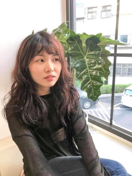 浪漫大卷、女生長髮、短瀏海
