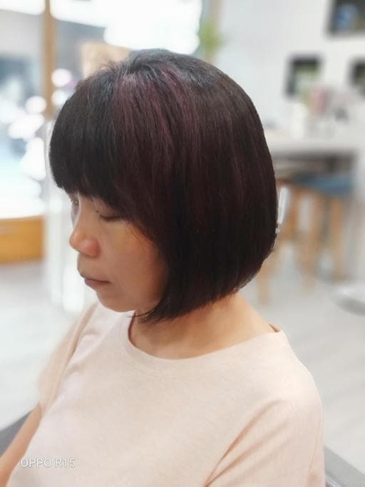 女生短髮、短瀏海、粗硬髮
