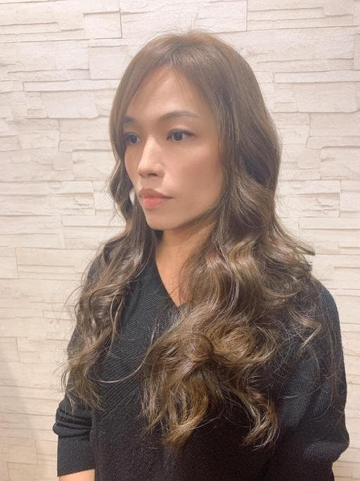 台北燙髮、女生染燙、霧面質感