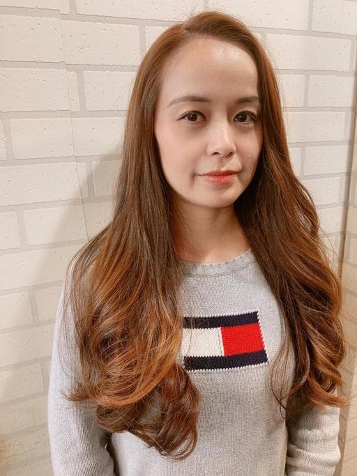 長瀏海、女生染燙、浪漫大卷