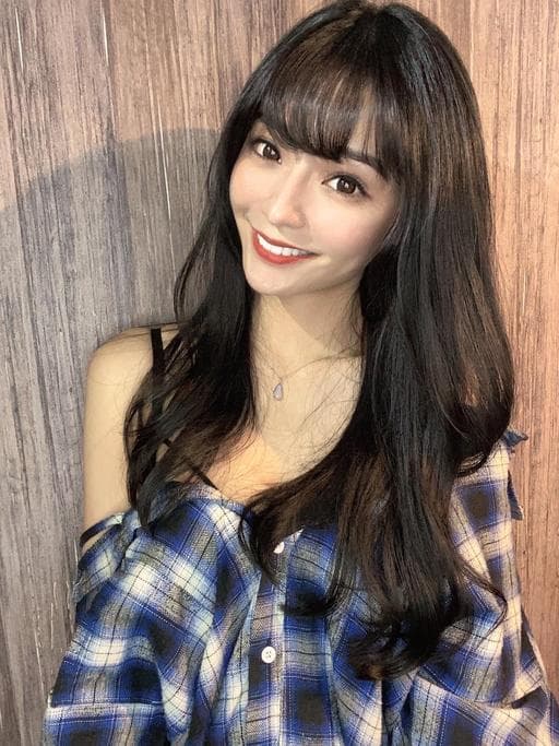 台北剪髮、女生長髮、短瀏海