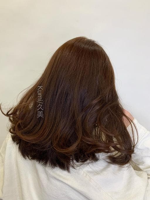 女生長髮、女生染髮、短瀏海