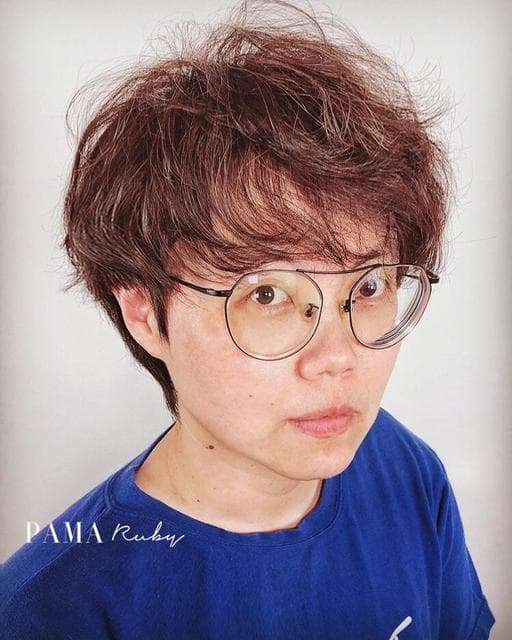 女生短髮、女生染髮、女生燙髮