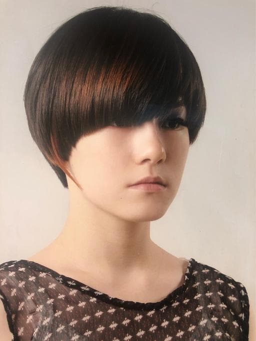 女生短髮、短瀏海、台北剪髮