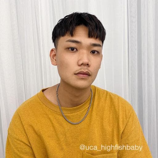 男生短髮、男生卷髮、日系
