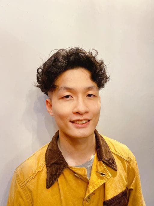 長瀏海、男生燙髮、粗硬髮