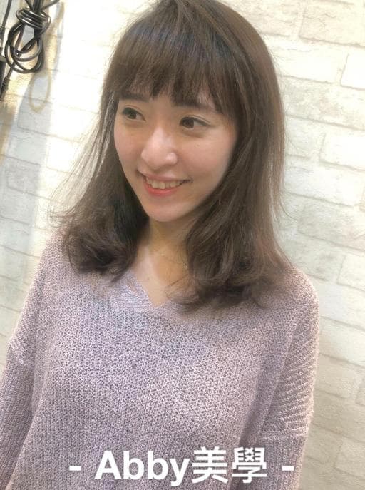 女生中長髮、女生染燙、棕色系
