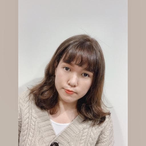 女生中長髮、髮妝燙、女生燙髮