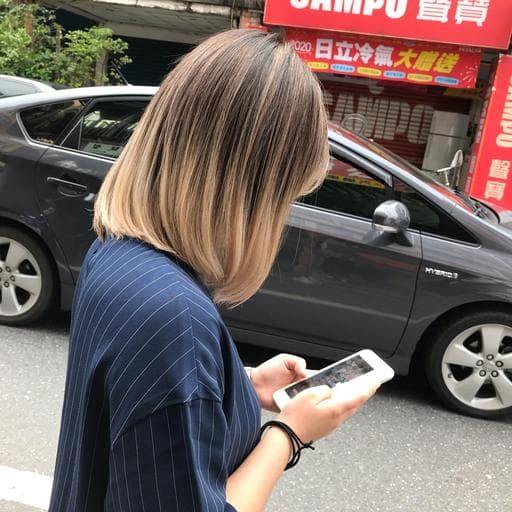 女生中長髮、漂色、女生染髮