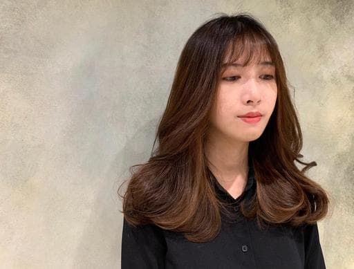 韓系、女生長髮、短瀏海